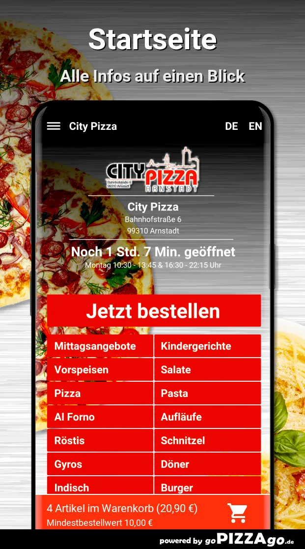 City Pizza Arnstadt | Indus Appstore | Screenshot