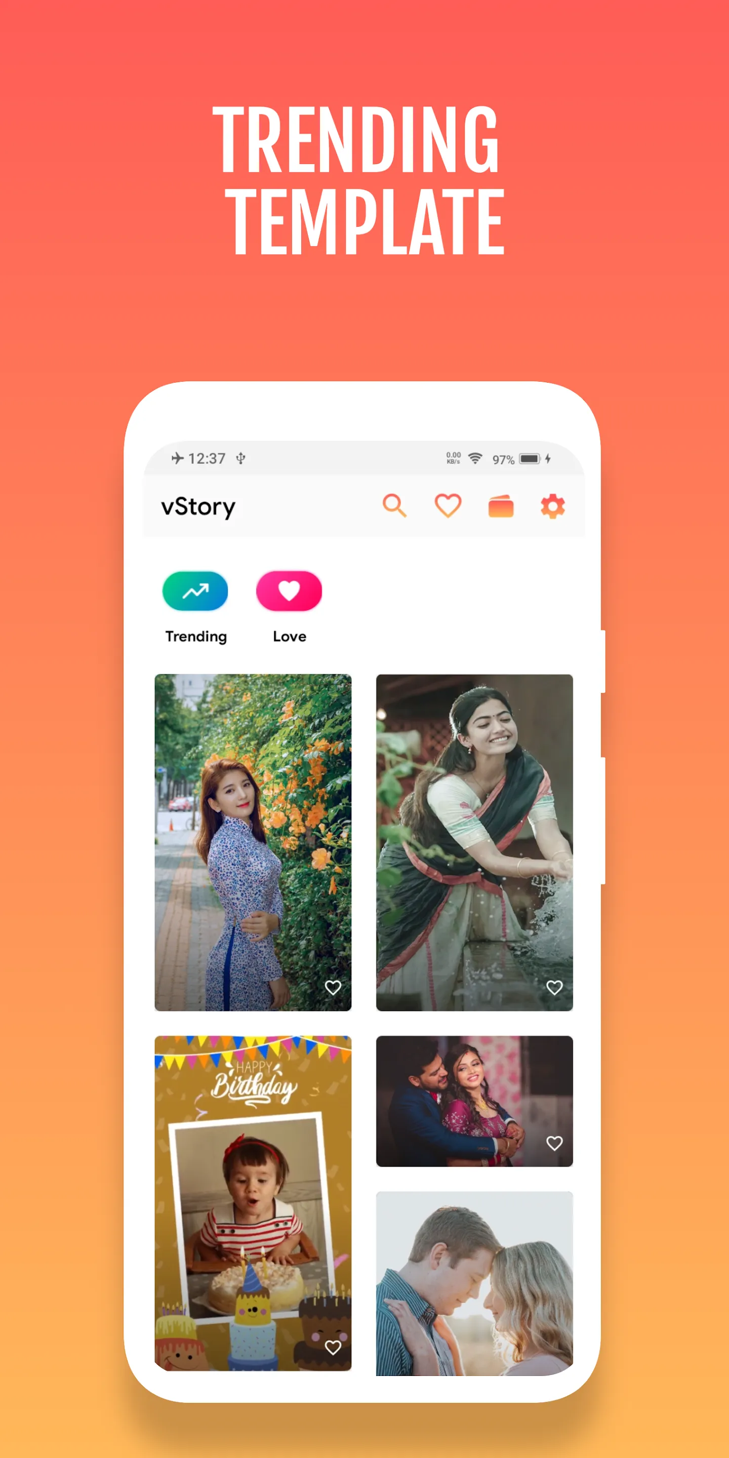 vStory - Photo to Video Status | Indus Appstore | Screenshot