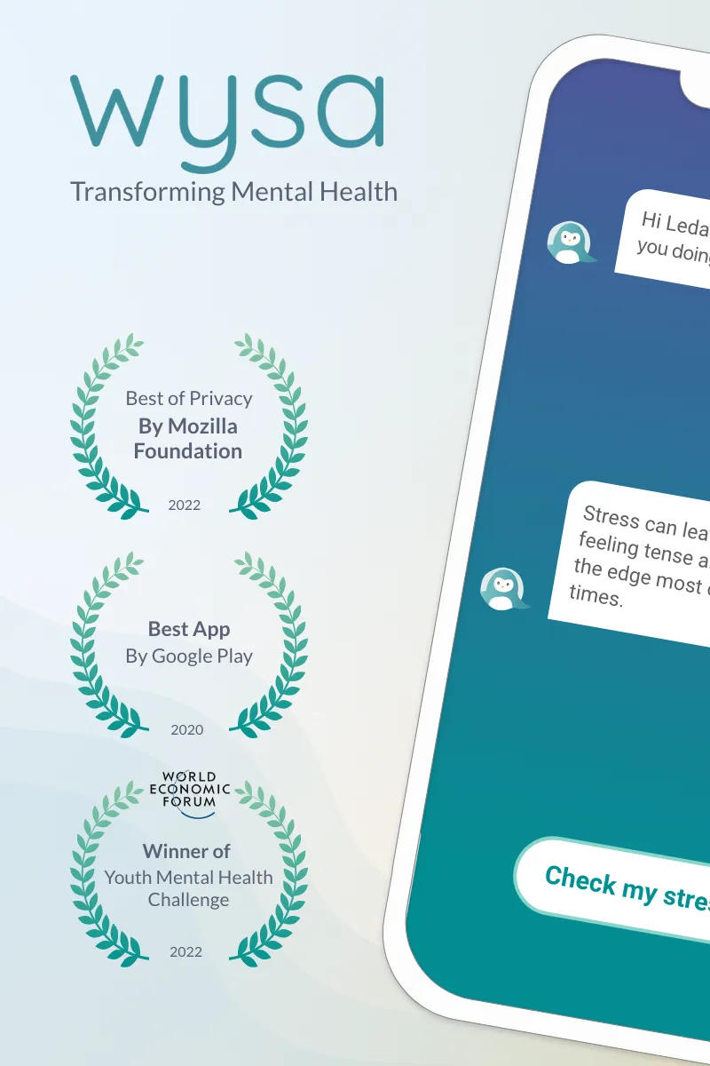 Wysa: Anxiety, therapy chatbot | Indus Appstore | Screenshot