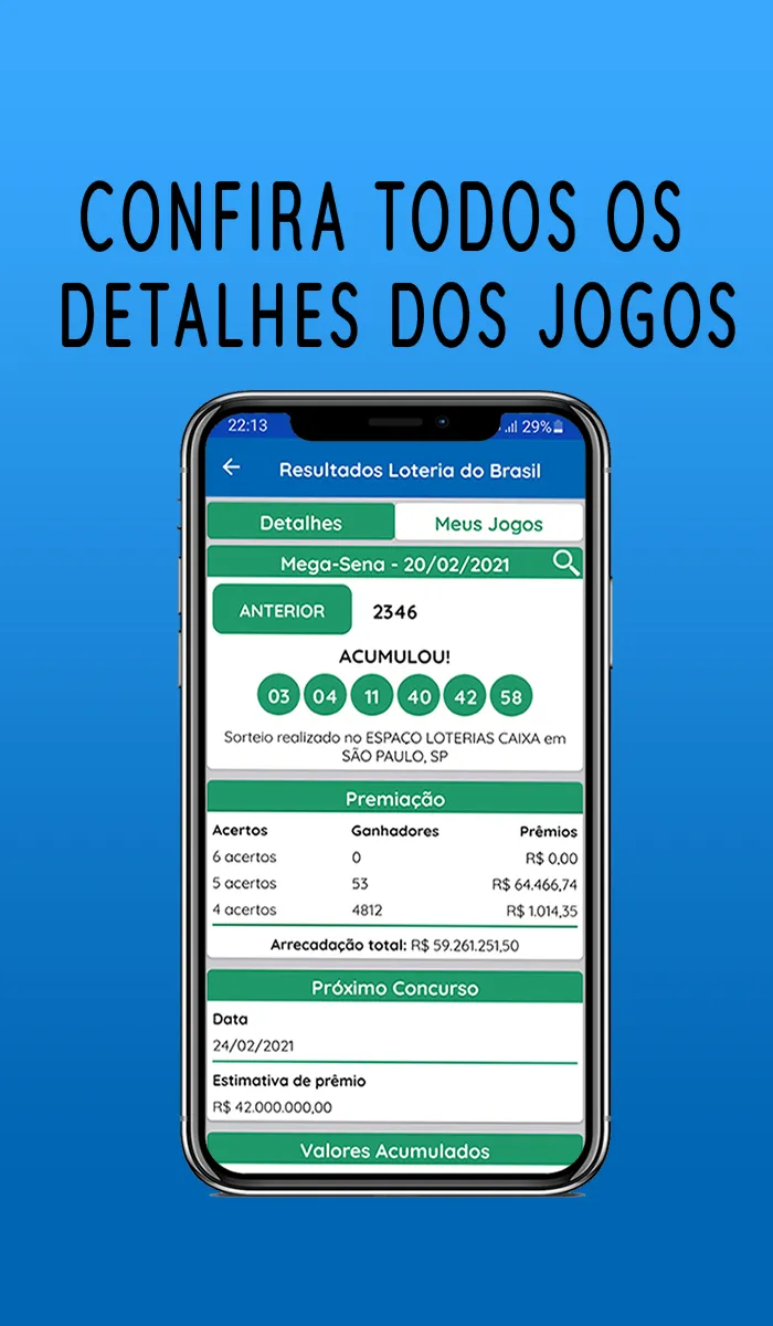 Resultados Loteria do Brasil | Indus Appstore | Screenshot