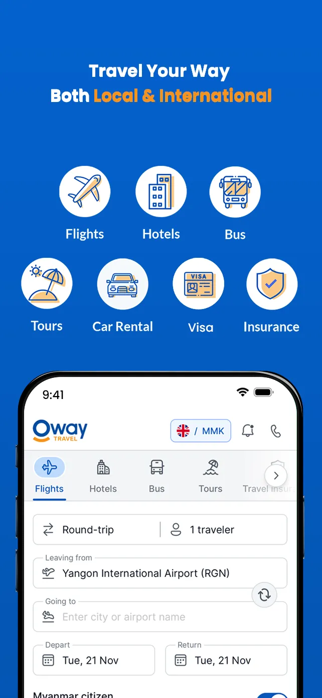 Oway Travel | Indus Appstore | Screenshot