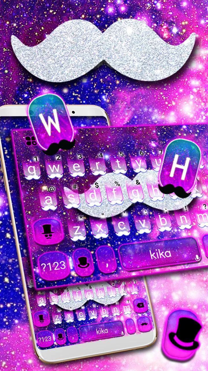 Galaxy Silver Beard Keyboard T | Indus Appstore | Screenshot