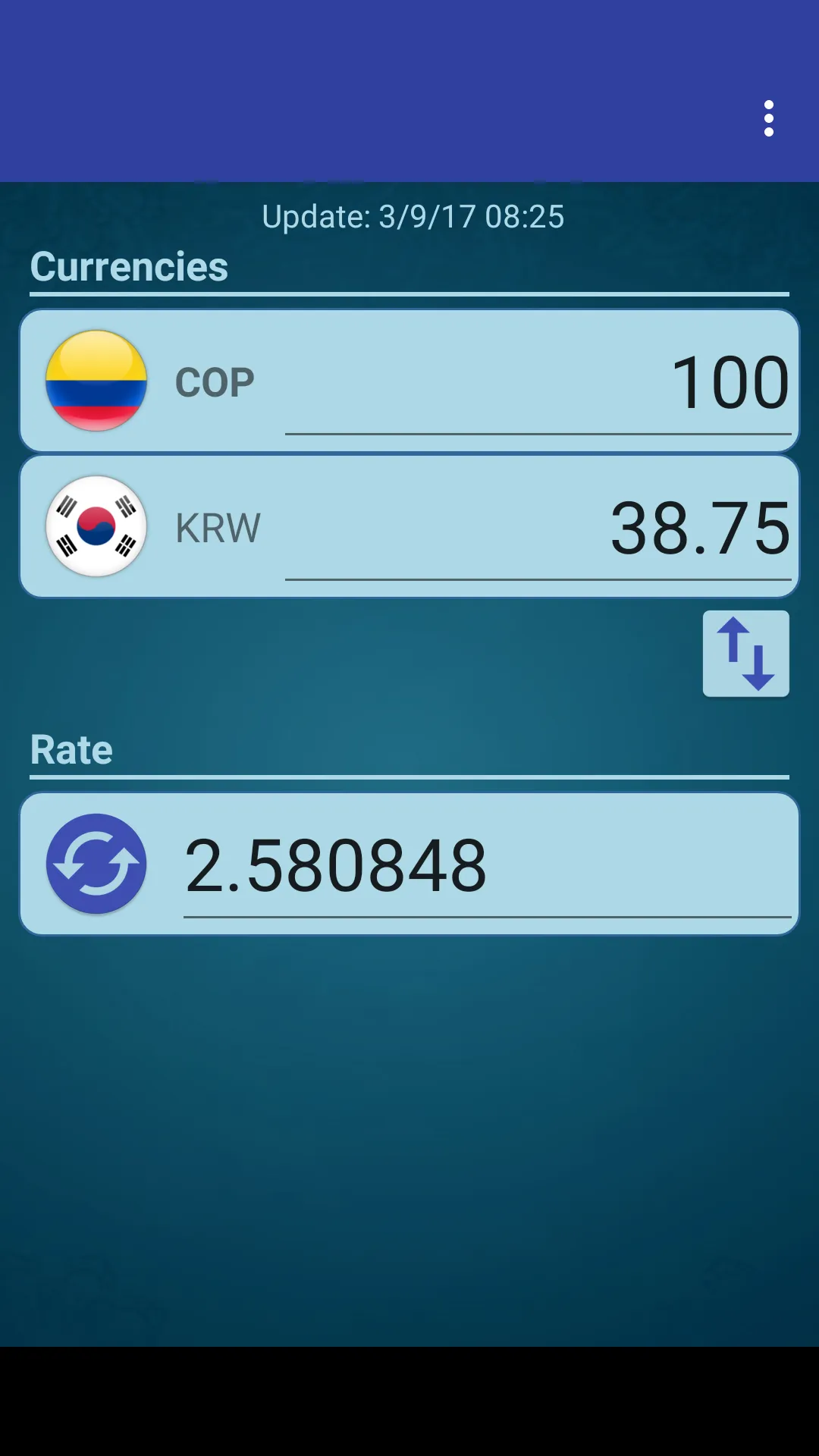 S Korea Won x Colombia Peso | Indus Appstore | Screenshot