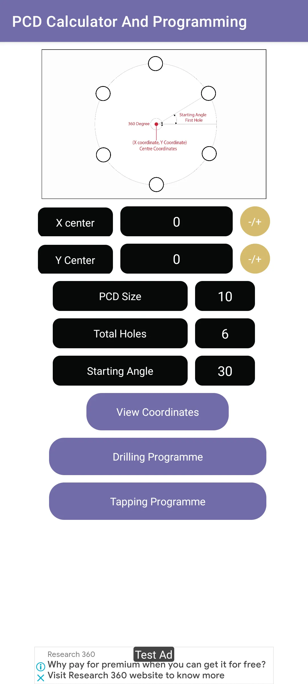 PCD Calculator and Programming | Indus Appstore | Screenshot