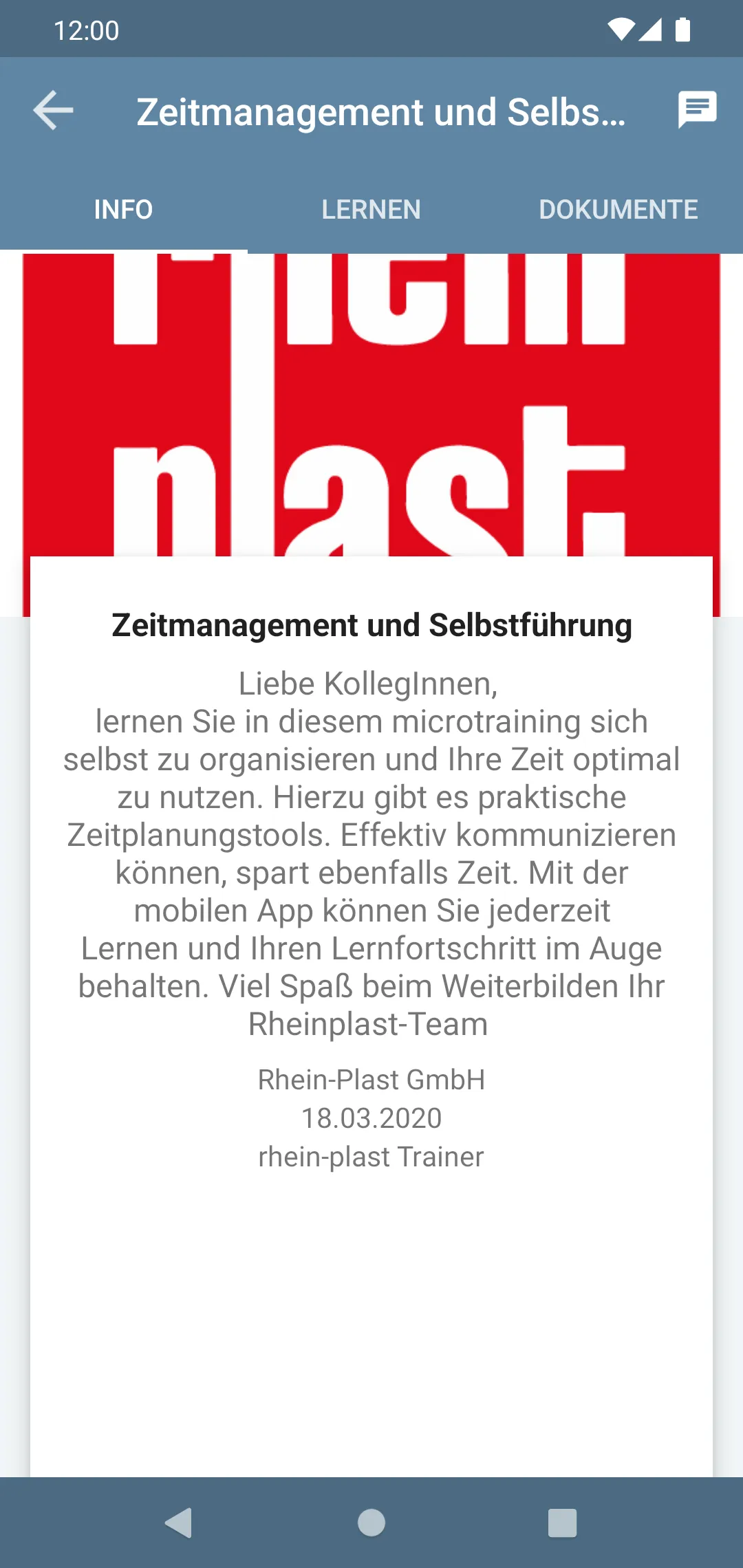 RHEIN-PLAST - Know-How | Indus Appstore | Screenshot