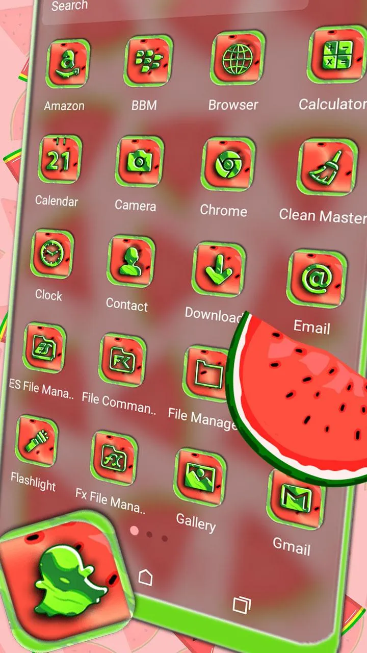 Watermelon Slices Theme | Indus Appstore | Screenshot