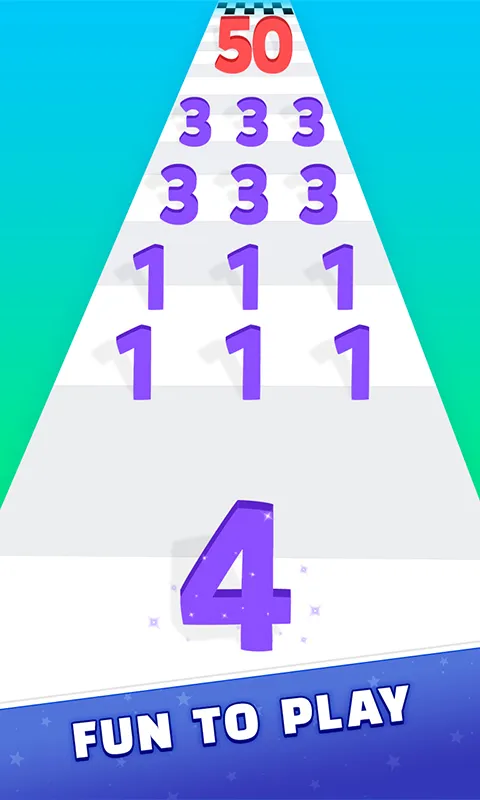 Merge Master : Number Run | Indus Appstore | Screenshot