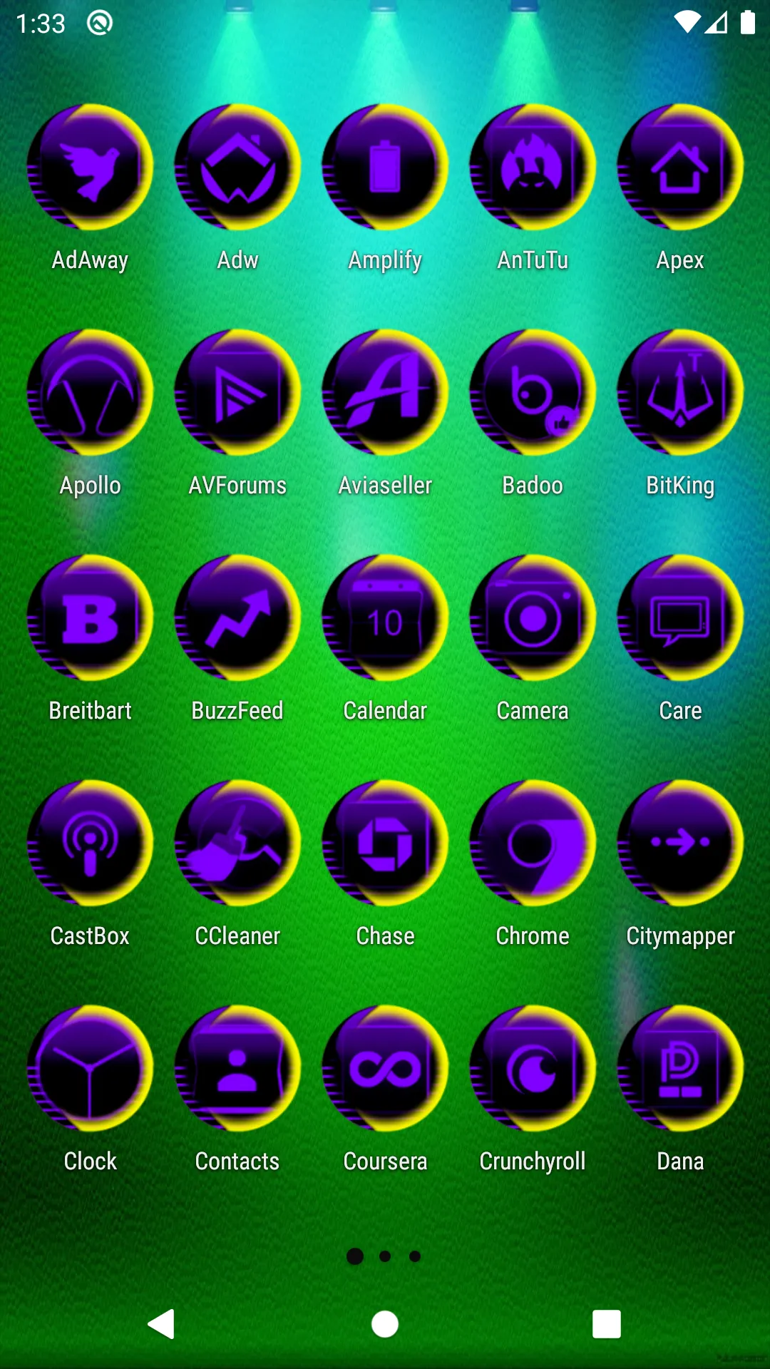 Purple Icon Pack Style 7 | Indus Appstore | Screenshot