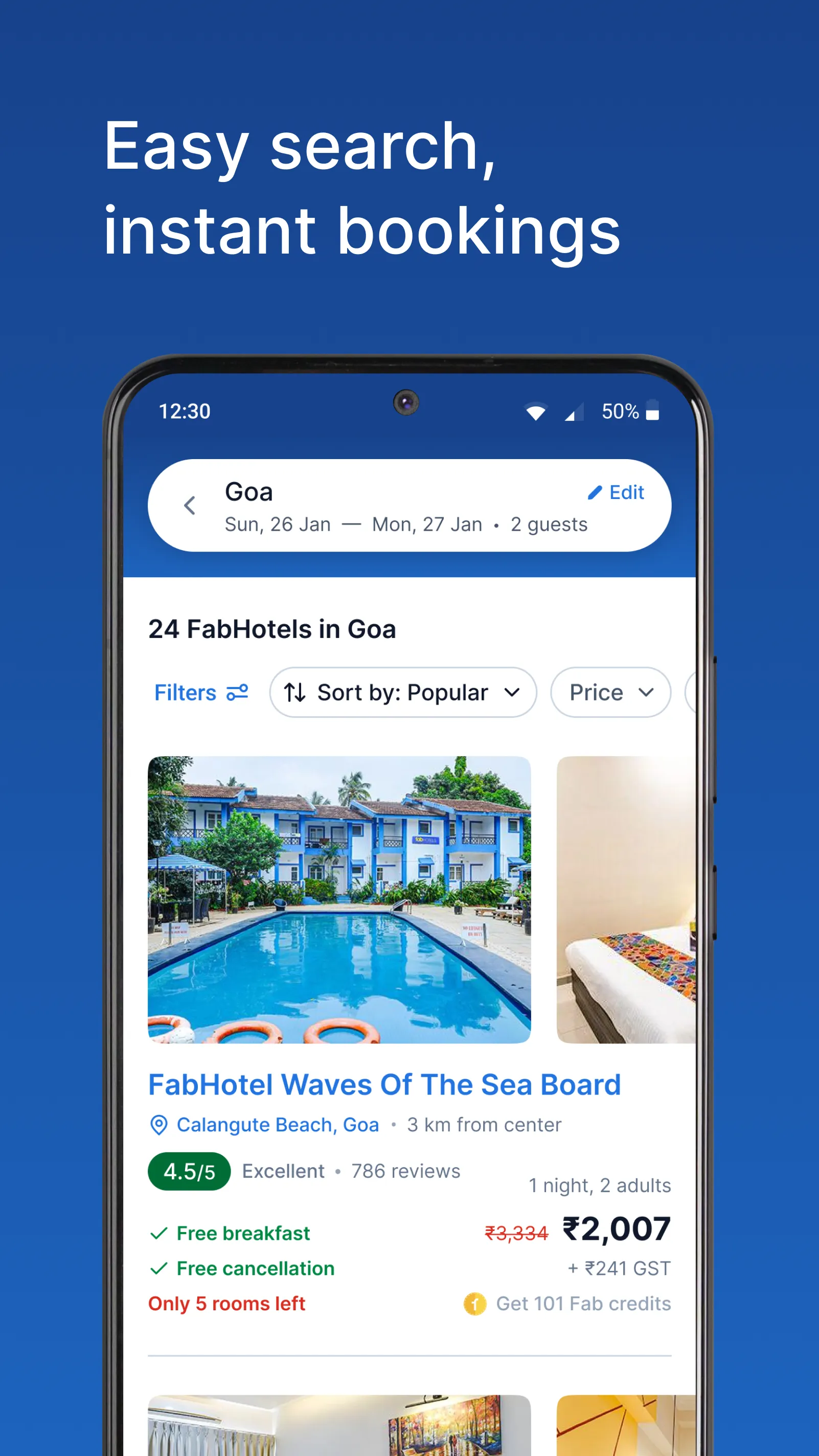 FabHotels: Hotel Booking App | Indus Appstore | Screenshot