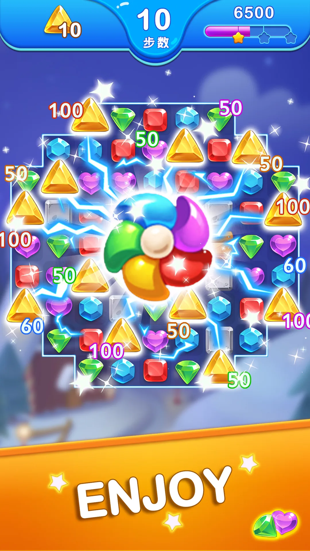 Jewel Blast Dragon - No Wifi | Indus Appstore | Screenshot