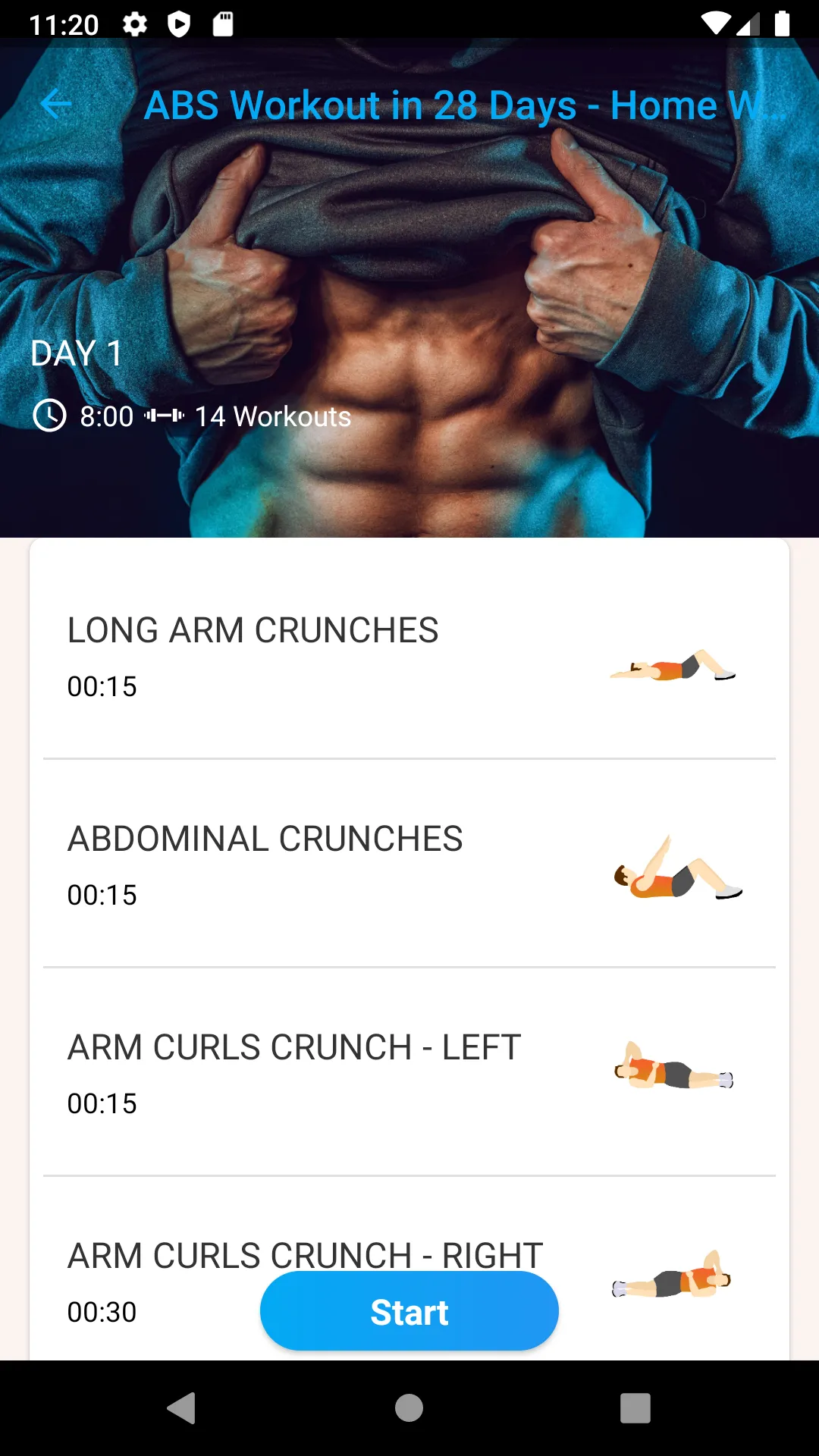 28 Days Fitness Challenge | Indus Appstore | Screenshot