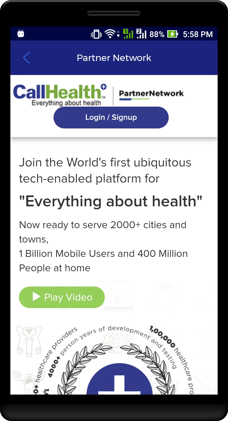 CallHealth Partners | Indus Appstore | Screenshot