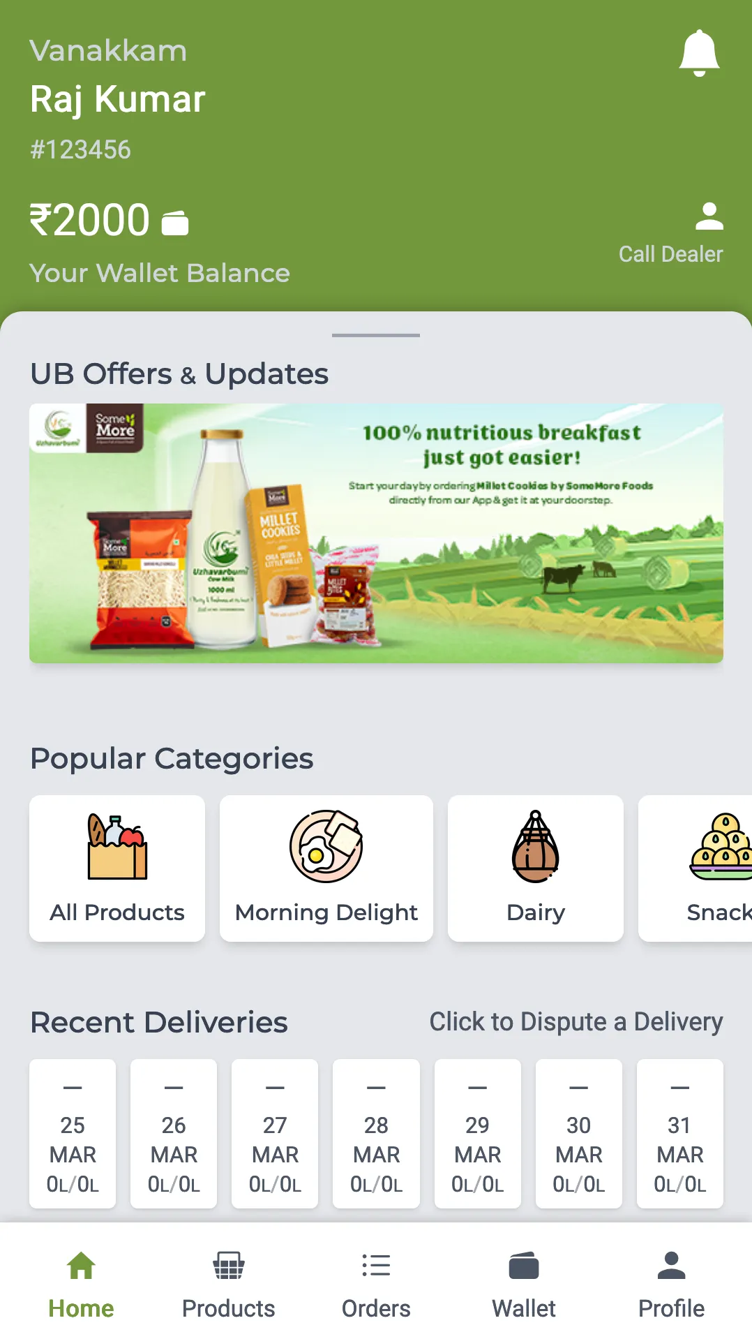 Uzhavarbumi: Pure Cow Milk App | Indus Appstore | Screenshot