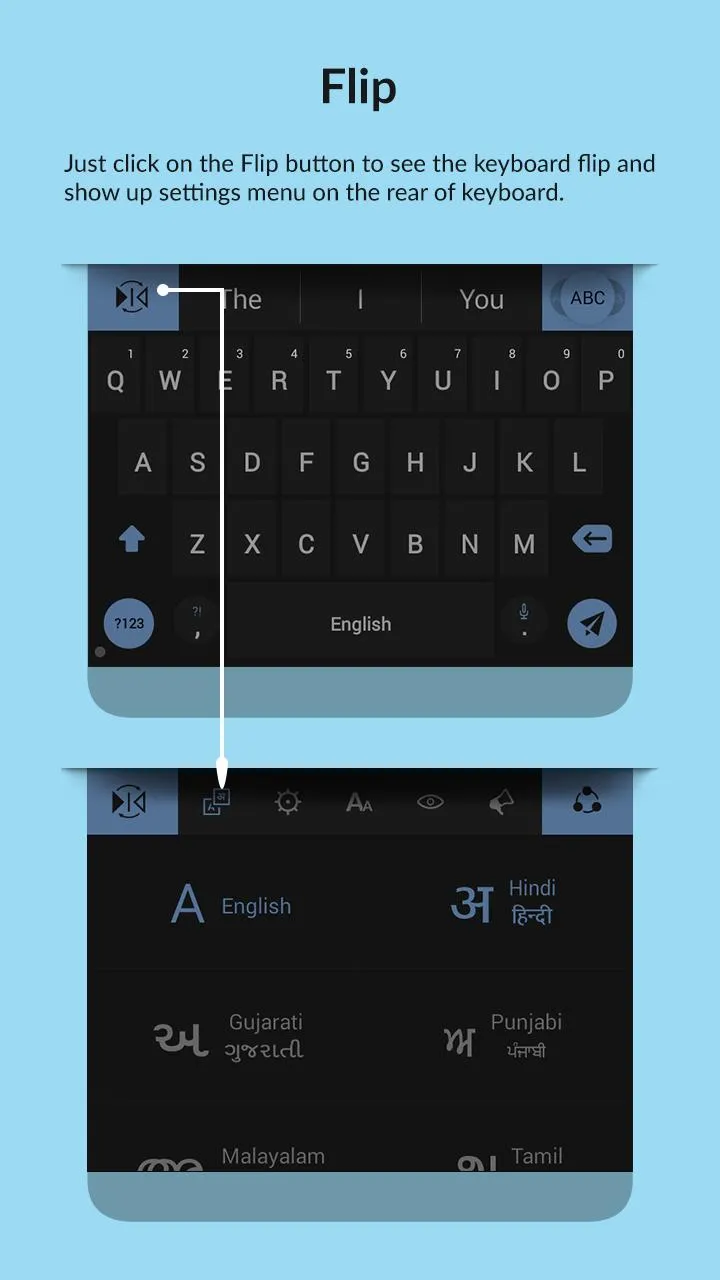 Indic Keyboard Swalekh Flip | Indus Appstore | Screenshot