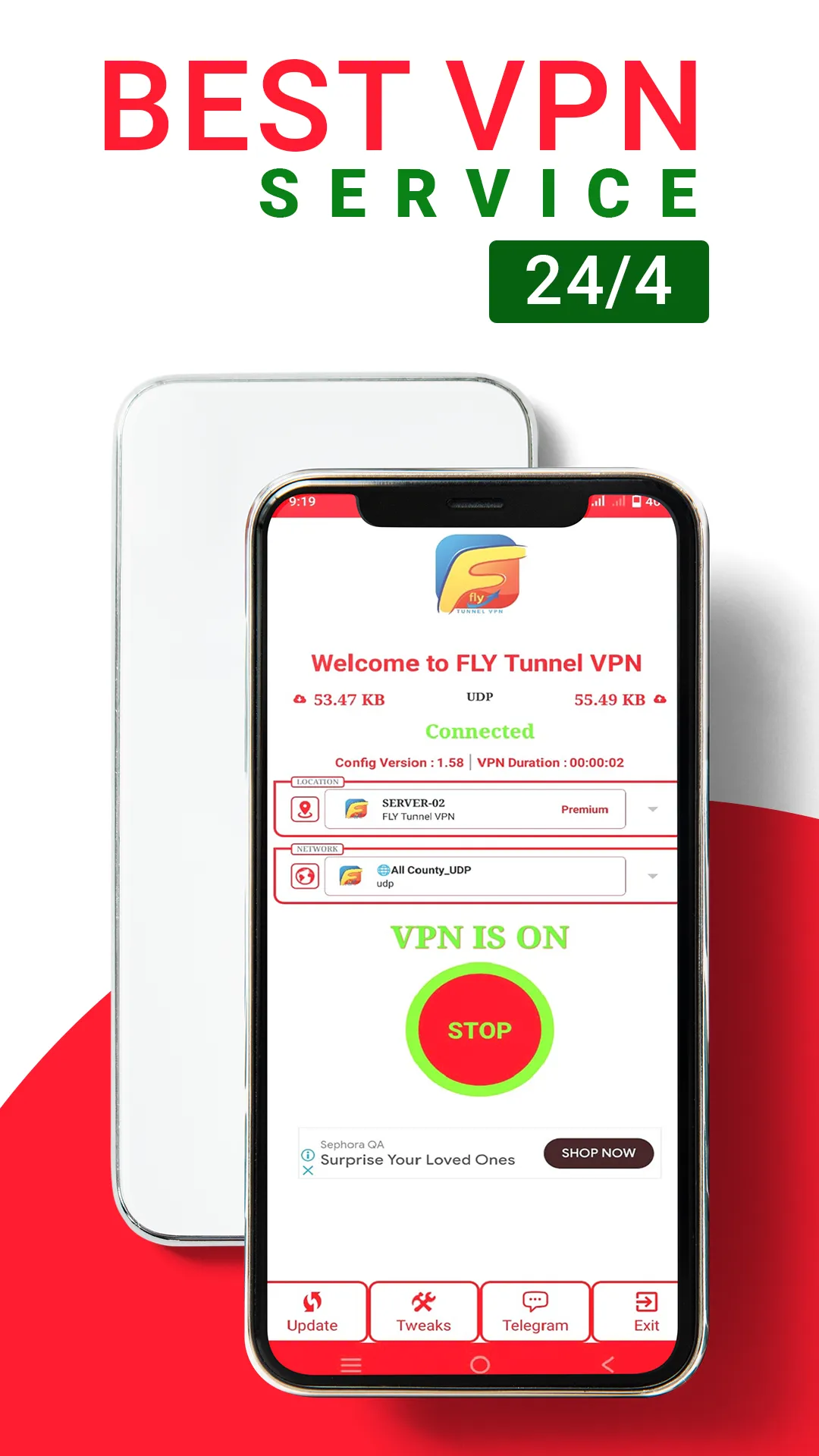 Fly Tunnel VPN | Indus Appstore | Screenshot