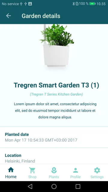 Tregren SmartGardener | Indus Appstore | Screenshot
