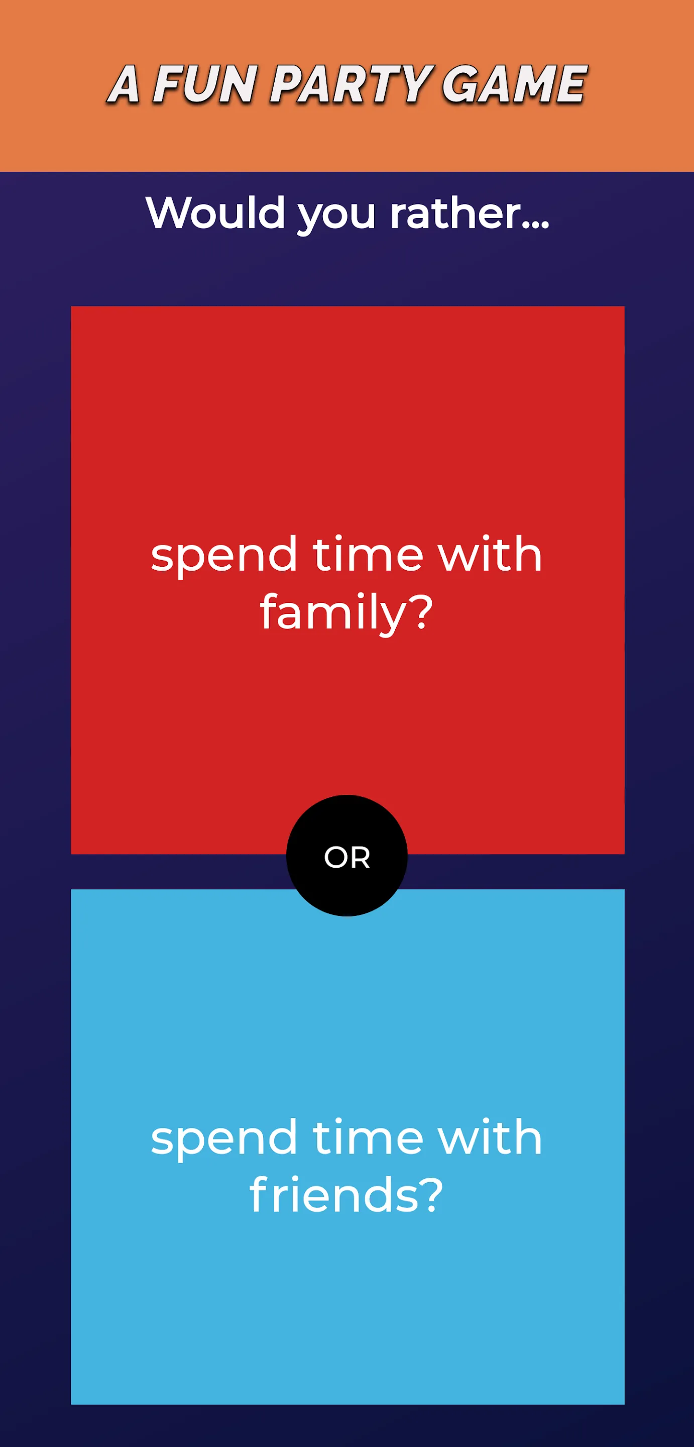 What Would You Choose? Rather | Indus Appstore | Screenshot