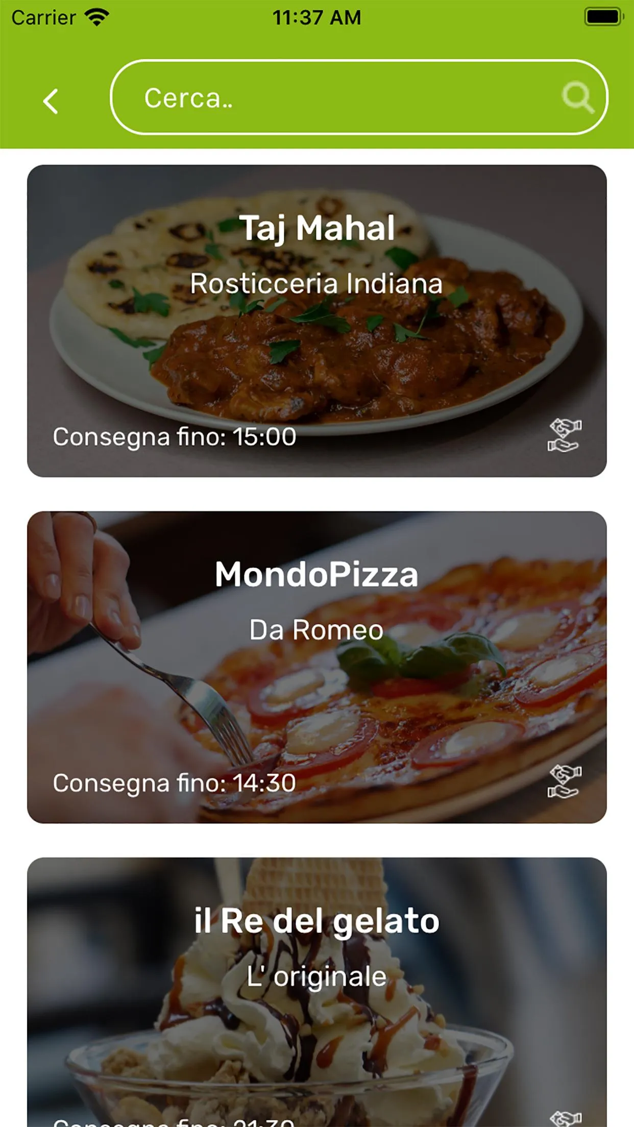 Vorrey.it - Ordina a domicilio | Indus Appstore | Screenshot