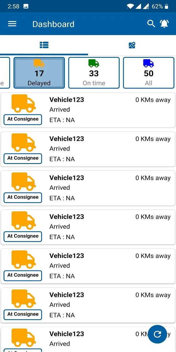 Trimble VCS Consignee | Indus Appstore | Screenshot