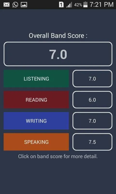 IELTS Band Score Calculator | Indus Appstore | Screenshot