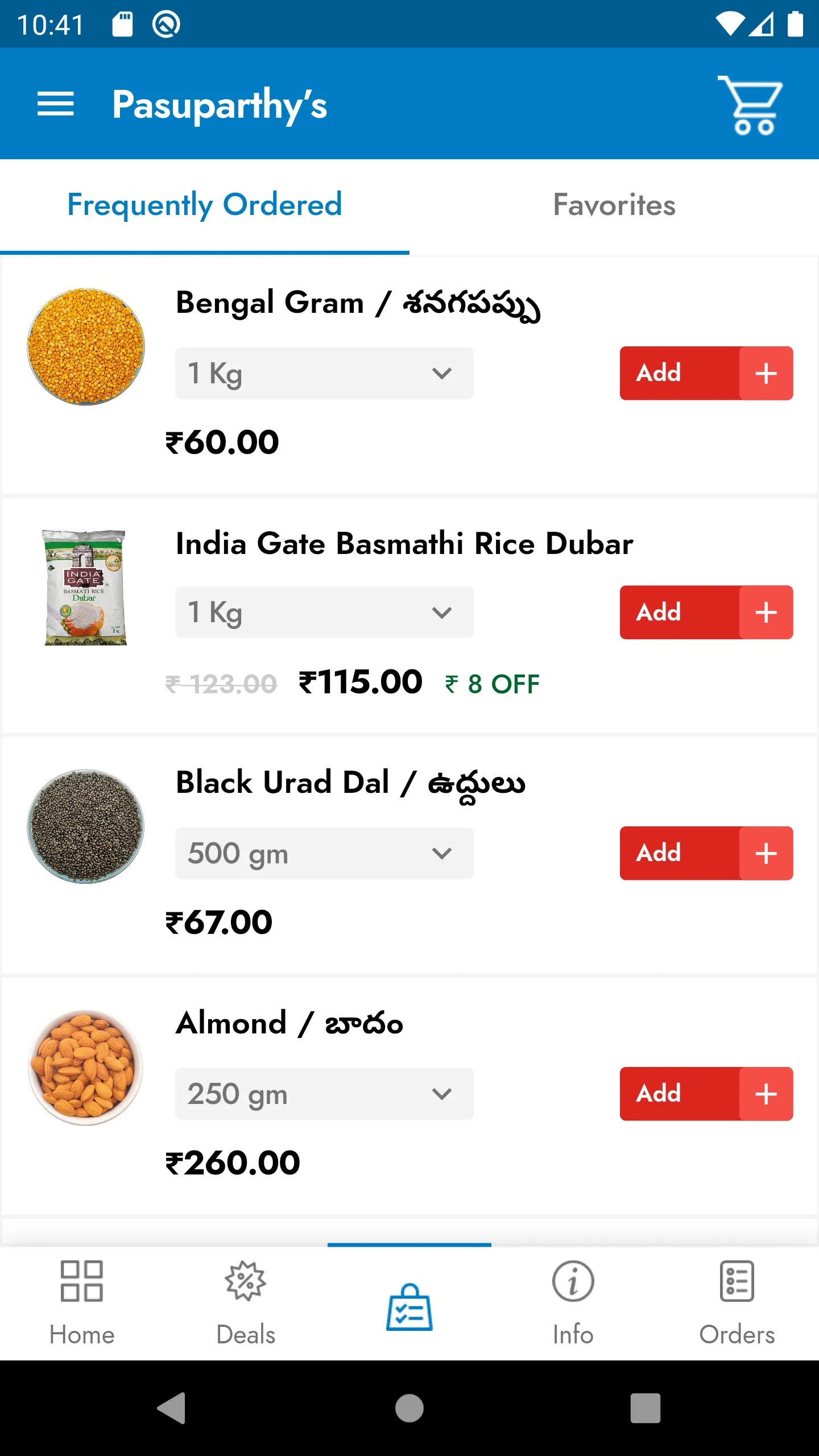 Pasuparthy’s Supermarket | Indus Appstore | Screenshot