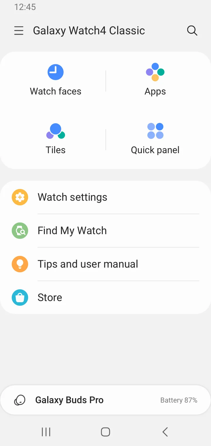 Galaxy Wearable (Samsung Gear) | Indus Appstore | Screenshot