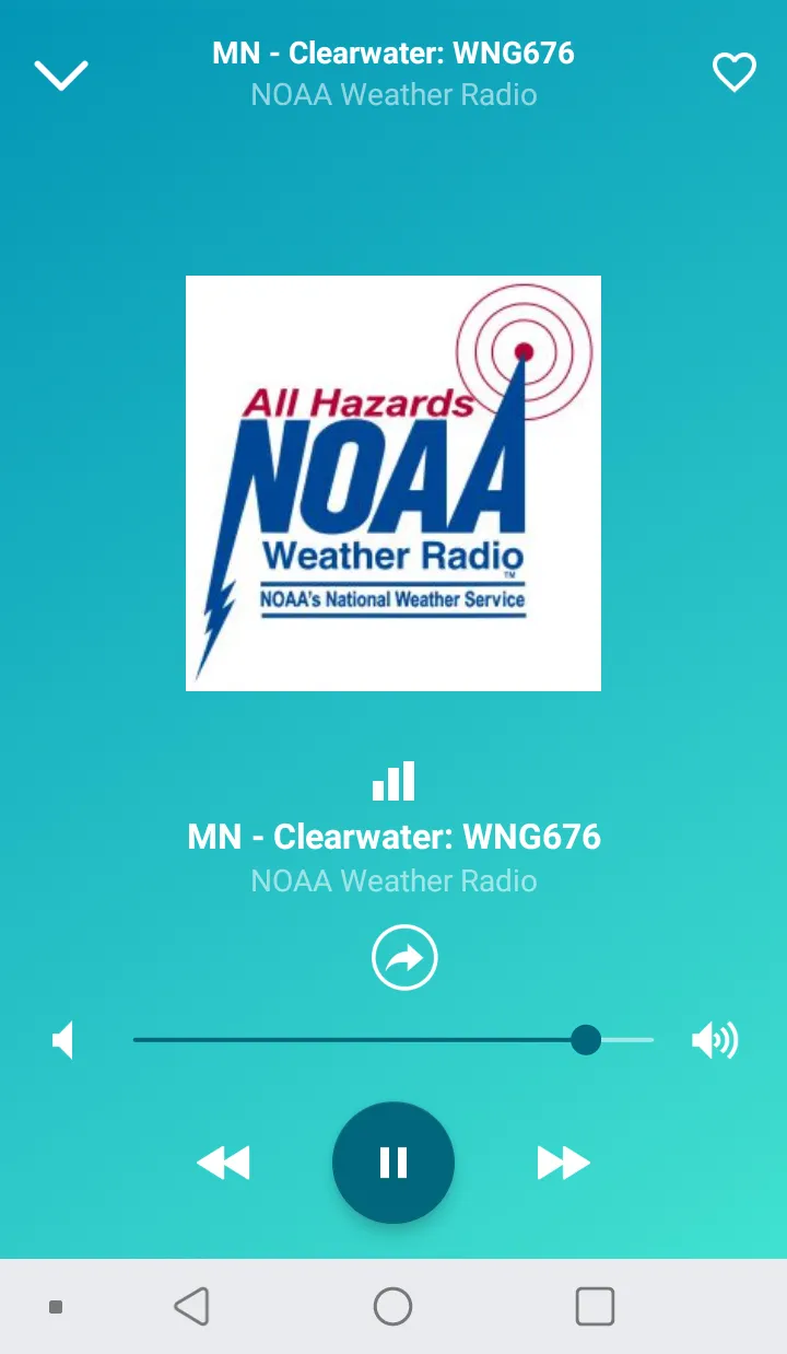 NOAA weather radios online | Indus Appstore | Screenshot