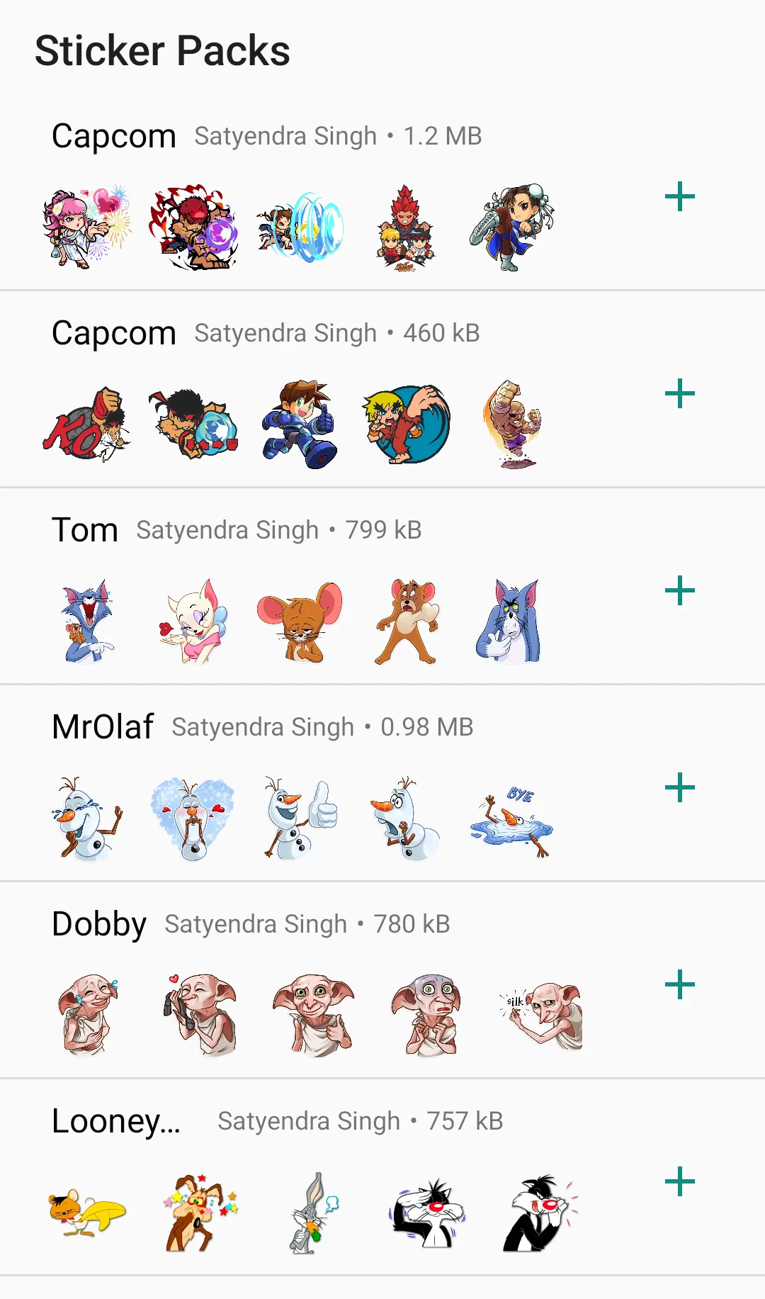 Cartoon Stickers for Whatsapp | Indus Appstore | Screenshot