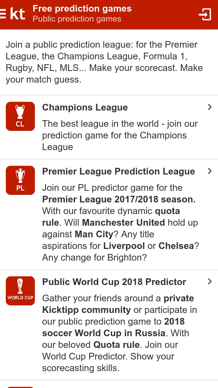 Kicktipp - The predictor game | Indus Appstore | Screenshot