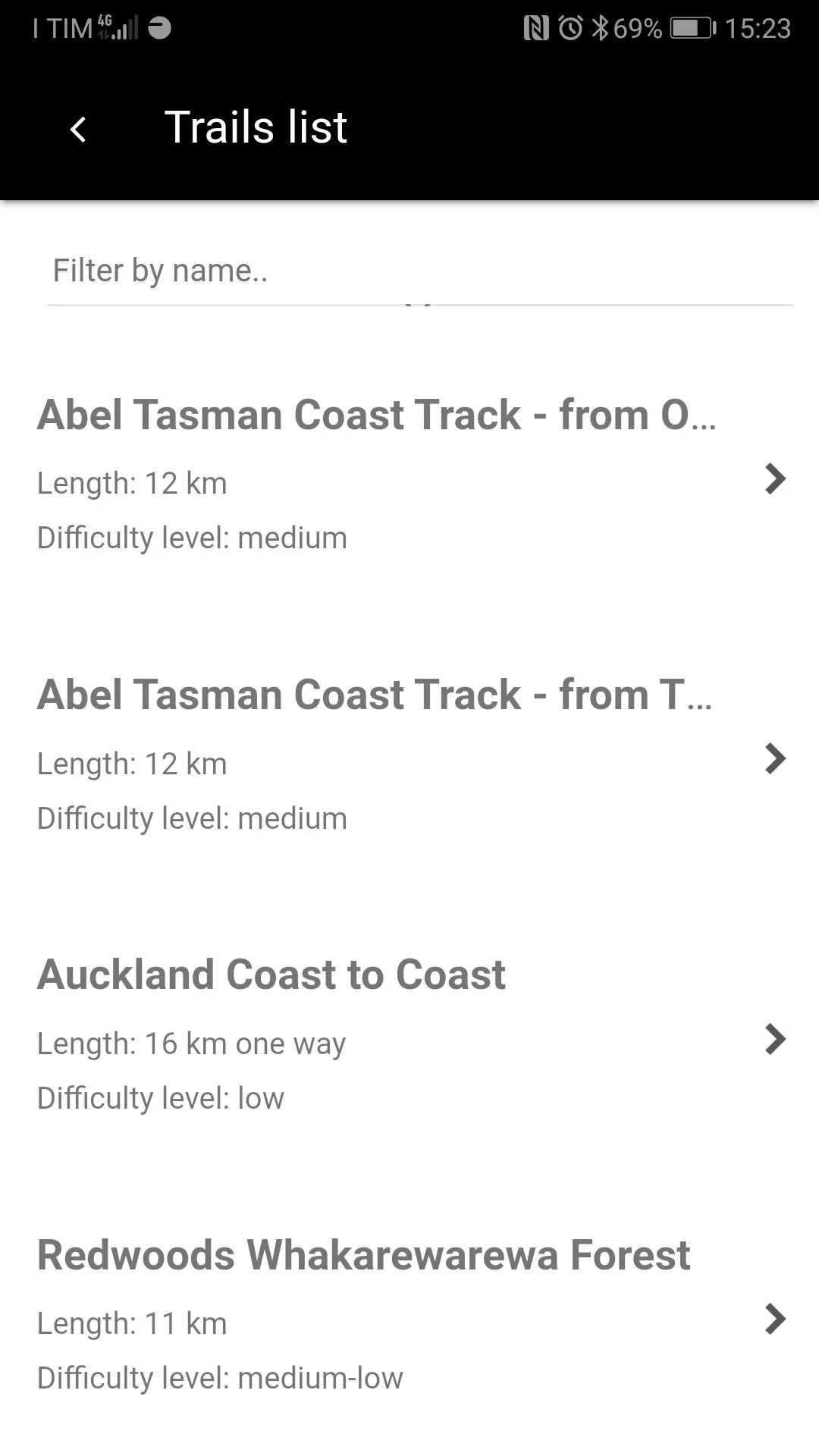 Hiking trails in NewZealand | Indus Appstore | Screenshot