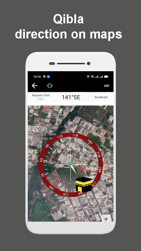 Qibla Compass - Qibla Finder | Indus Appstore | Screenshot