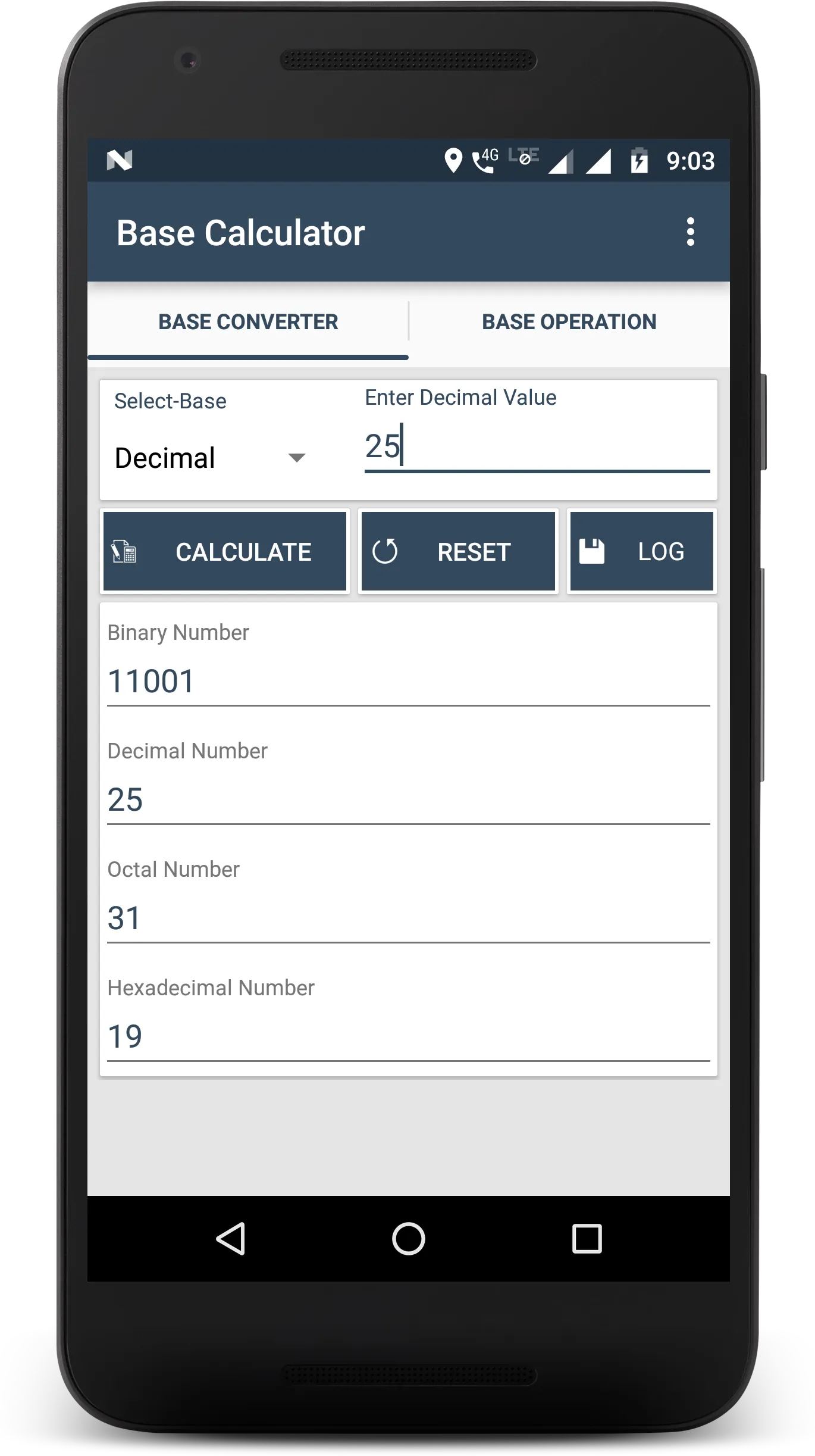 Base Converter & Calculator | Indus Appstore | Screenshot