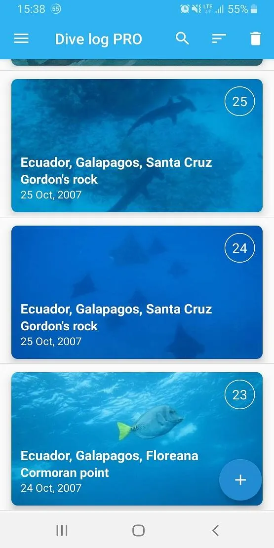 Dive log | Indus Appstore | Screenshot