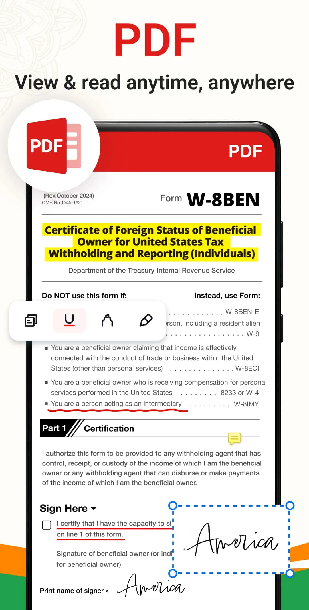 Document Reader: PDF, DOC, XLS | Indus Appstore | Screenshot