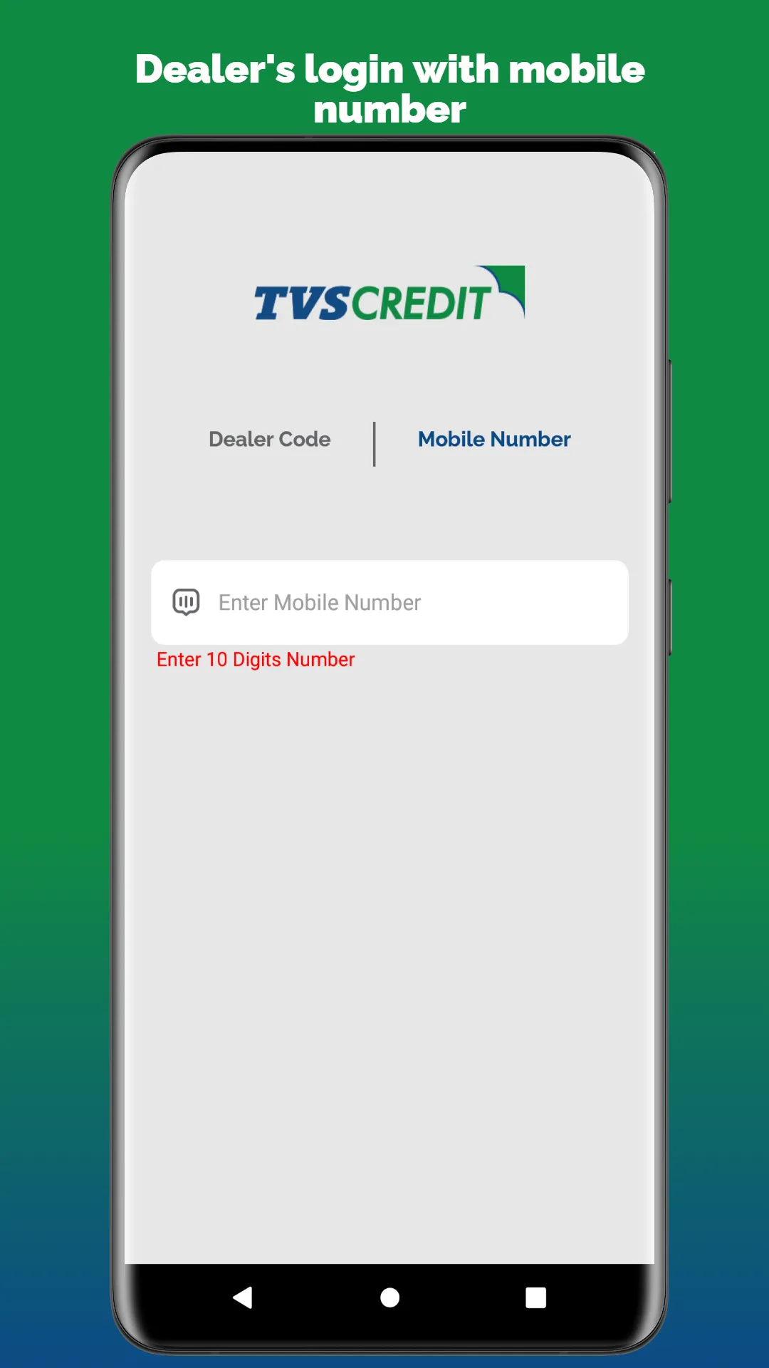 TVS Credit Dealer App | Indus Appstore | Screenshot