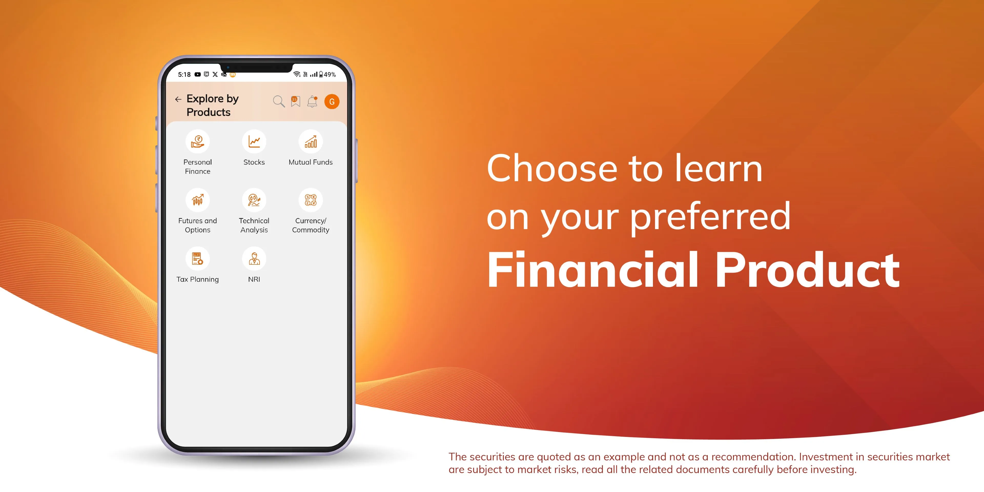 ICICI Direct iLearn–Education | Indus Appstore | Screenshot