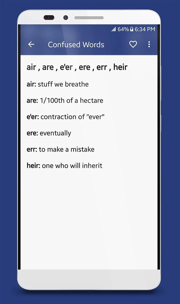 English Confused Words | Indus Appstore | Screenshot