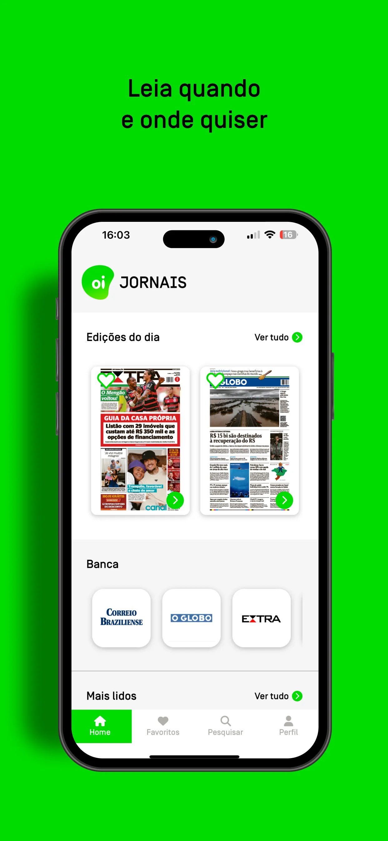 Oi Jornais | Indus Appstore | Screenshot