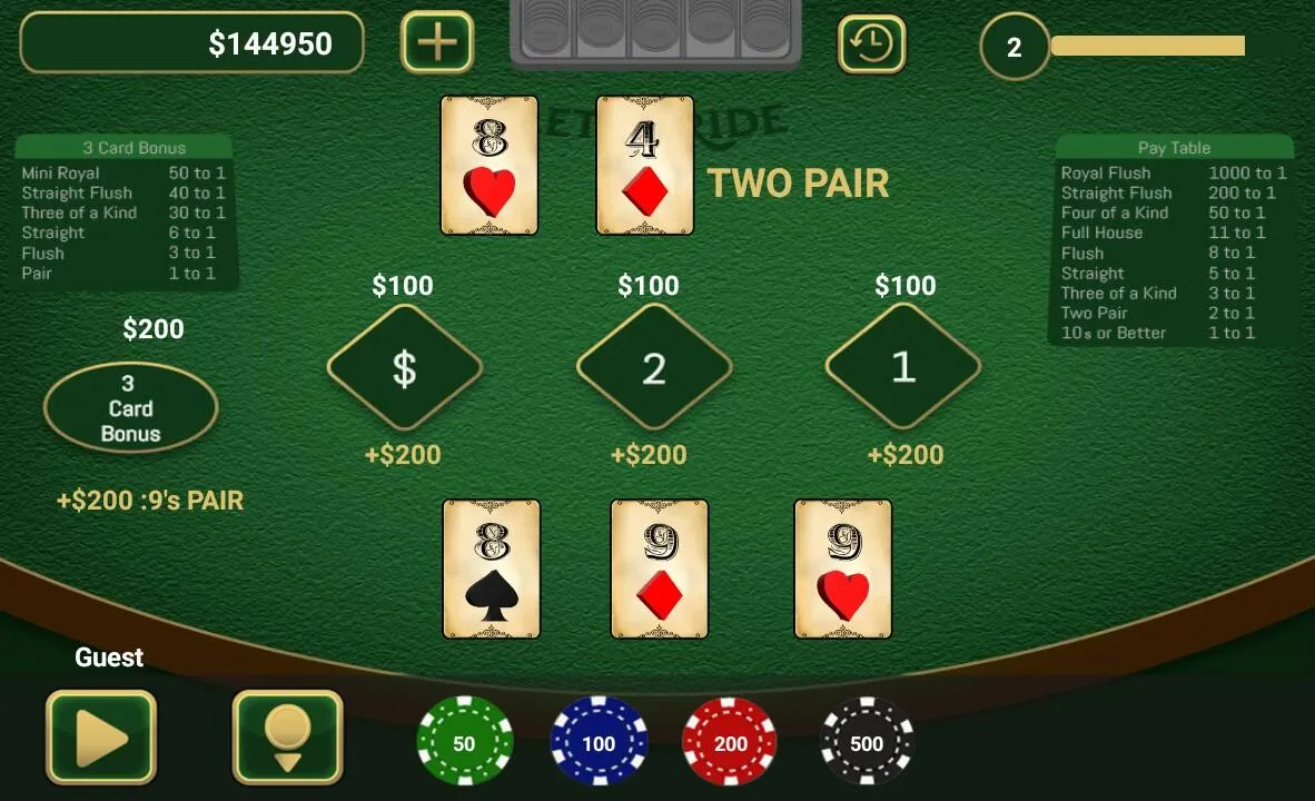 Let It Ride Poker | Indus Appstore | Screenshot