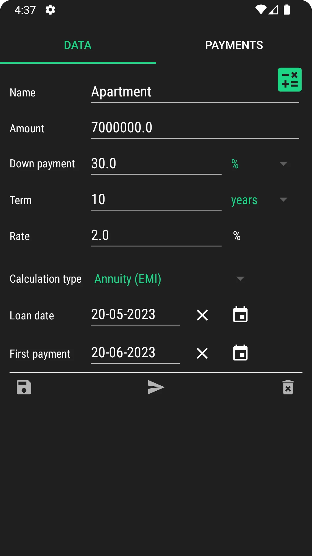 loan calculator ( EMI ) | Indus Appstore | Screenshot