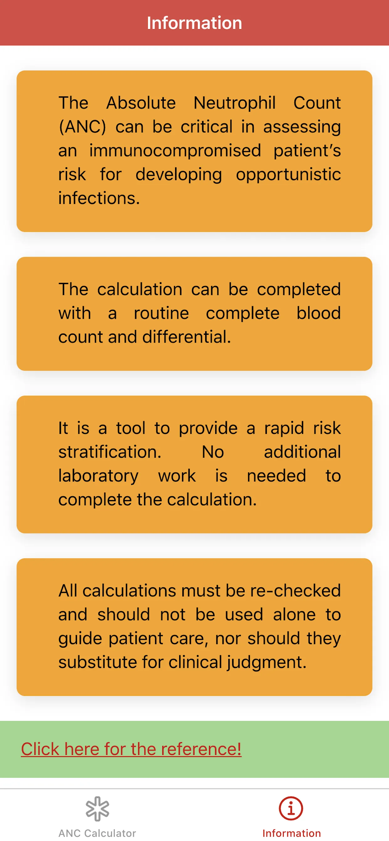 Absolute Neutrophil Count | Indus Appstore | Screenshot