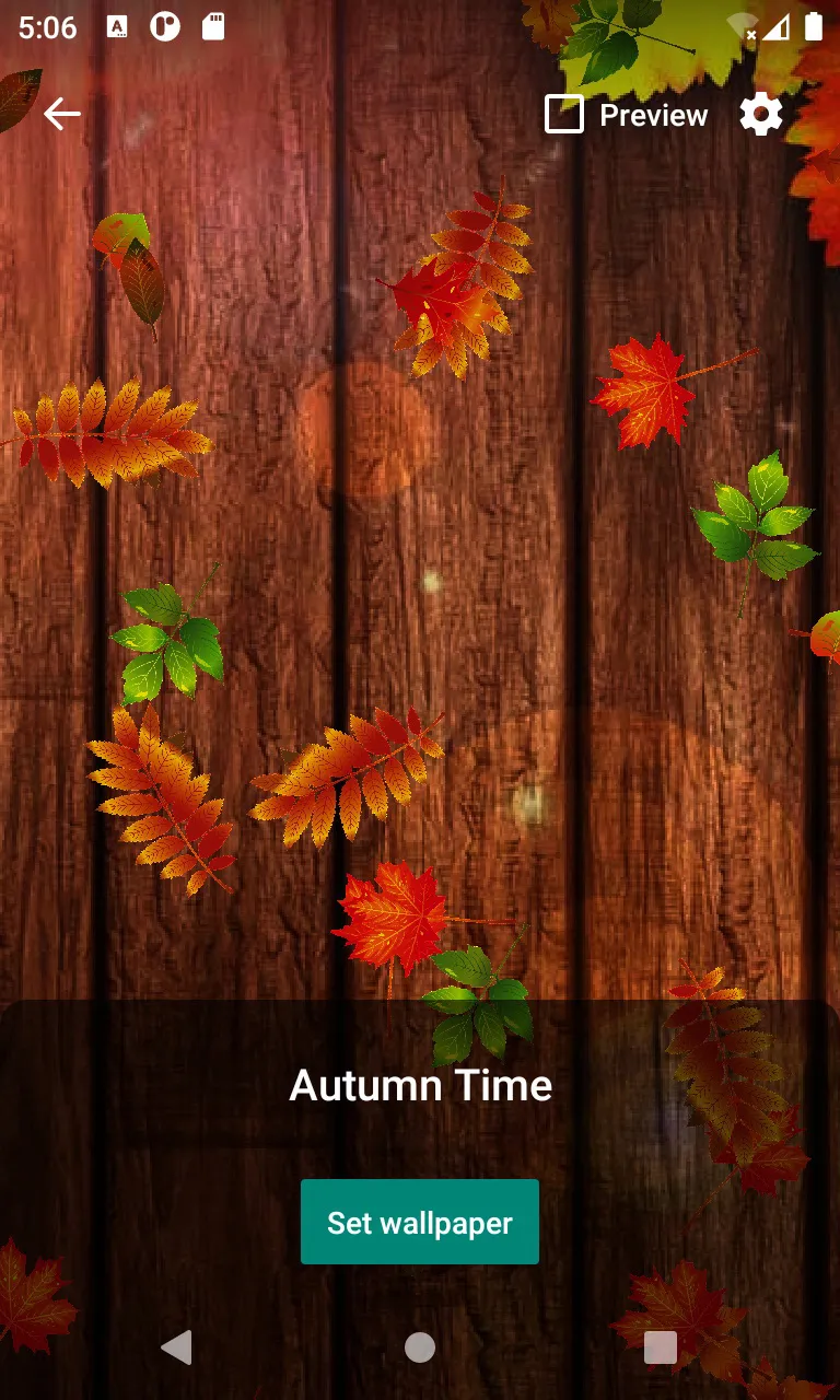 Autumn Time Live Wallpaper | Indus Appstore | Screenshot