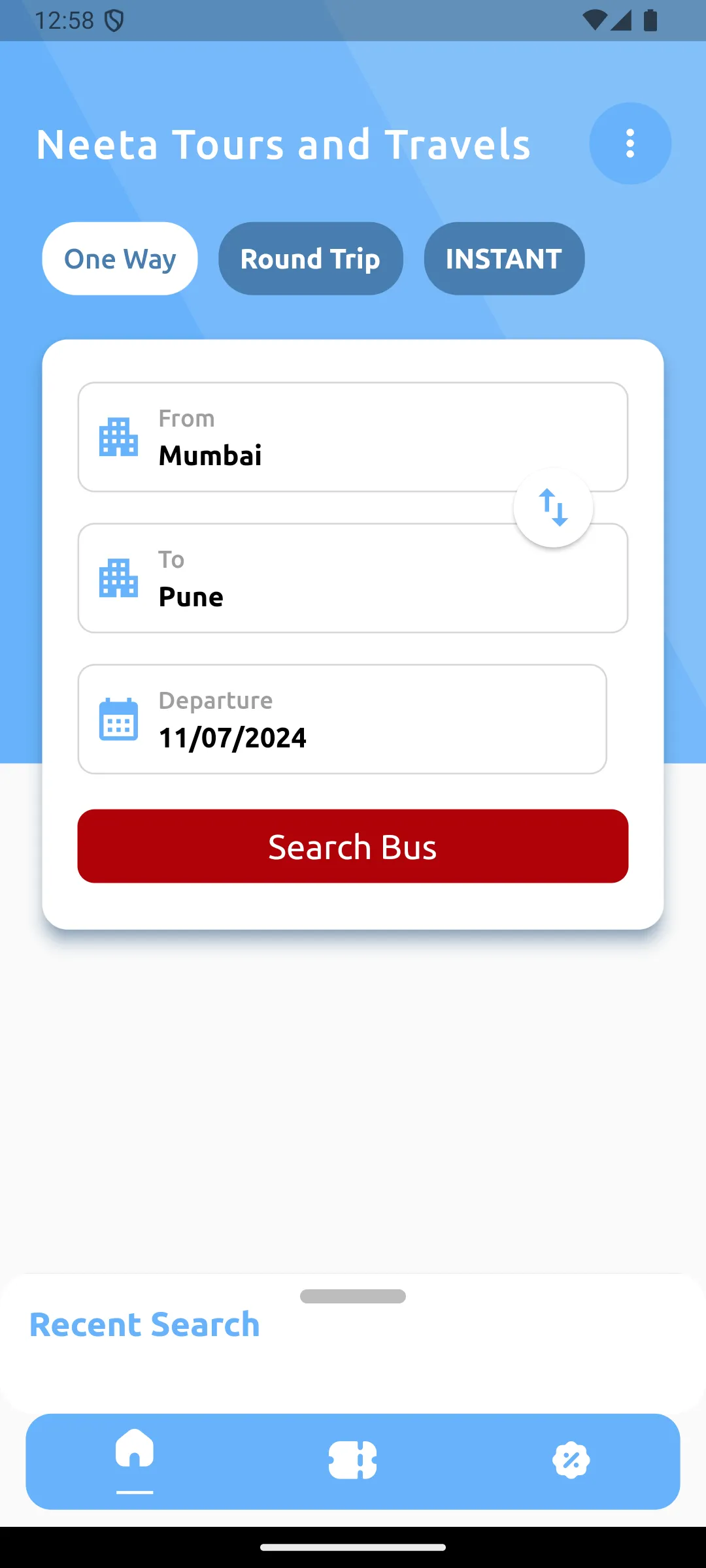 NeetaBus | Indus Appstore | Screenshot