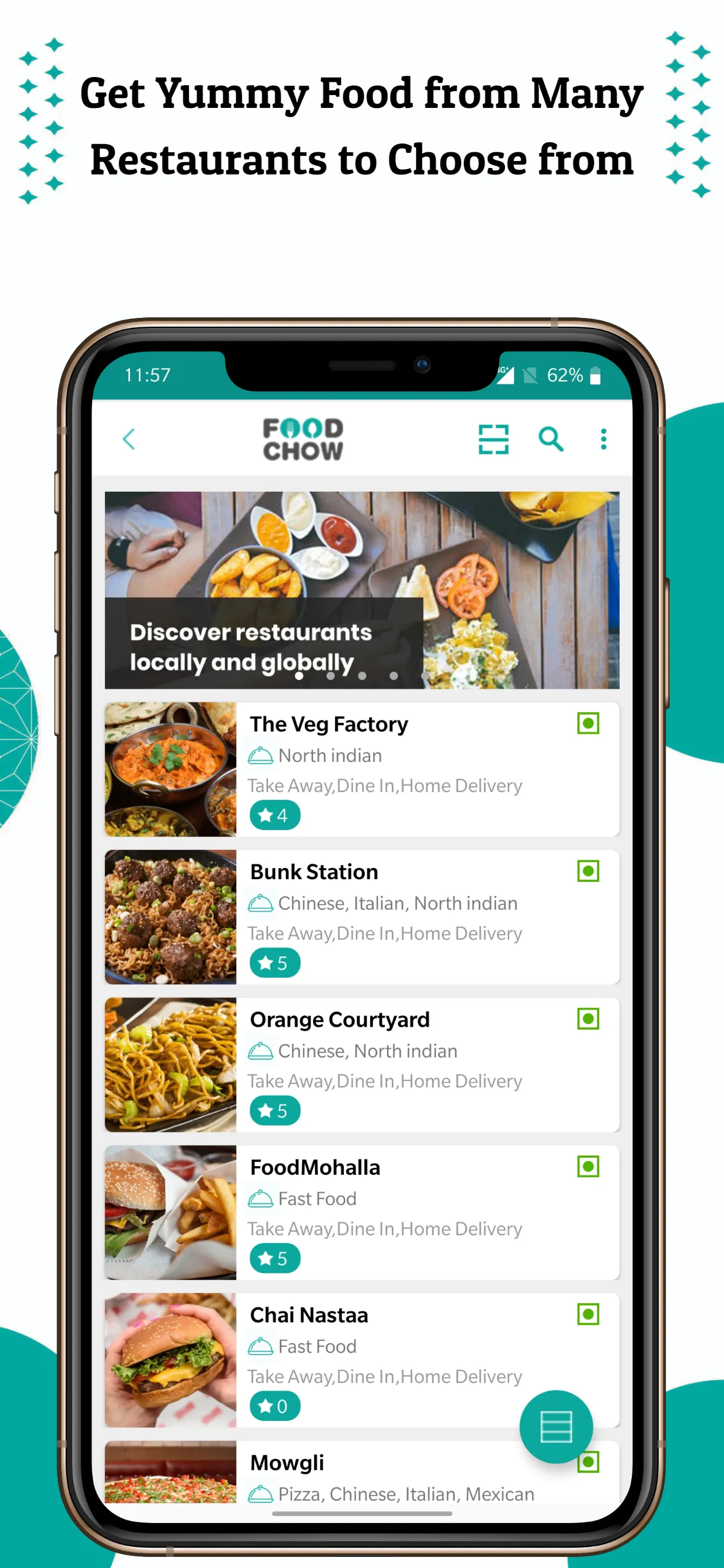 FoodChow - Food Ordering  App | Indus Appstore | Screenshot