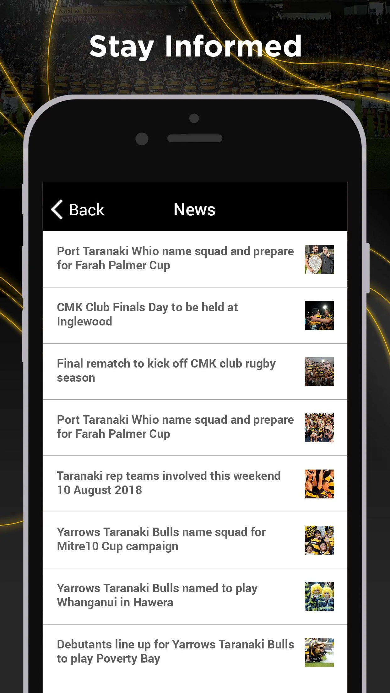 Taranaki Rugby | Indus Appstore | Screenshot