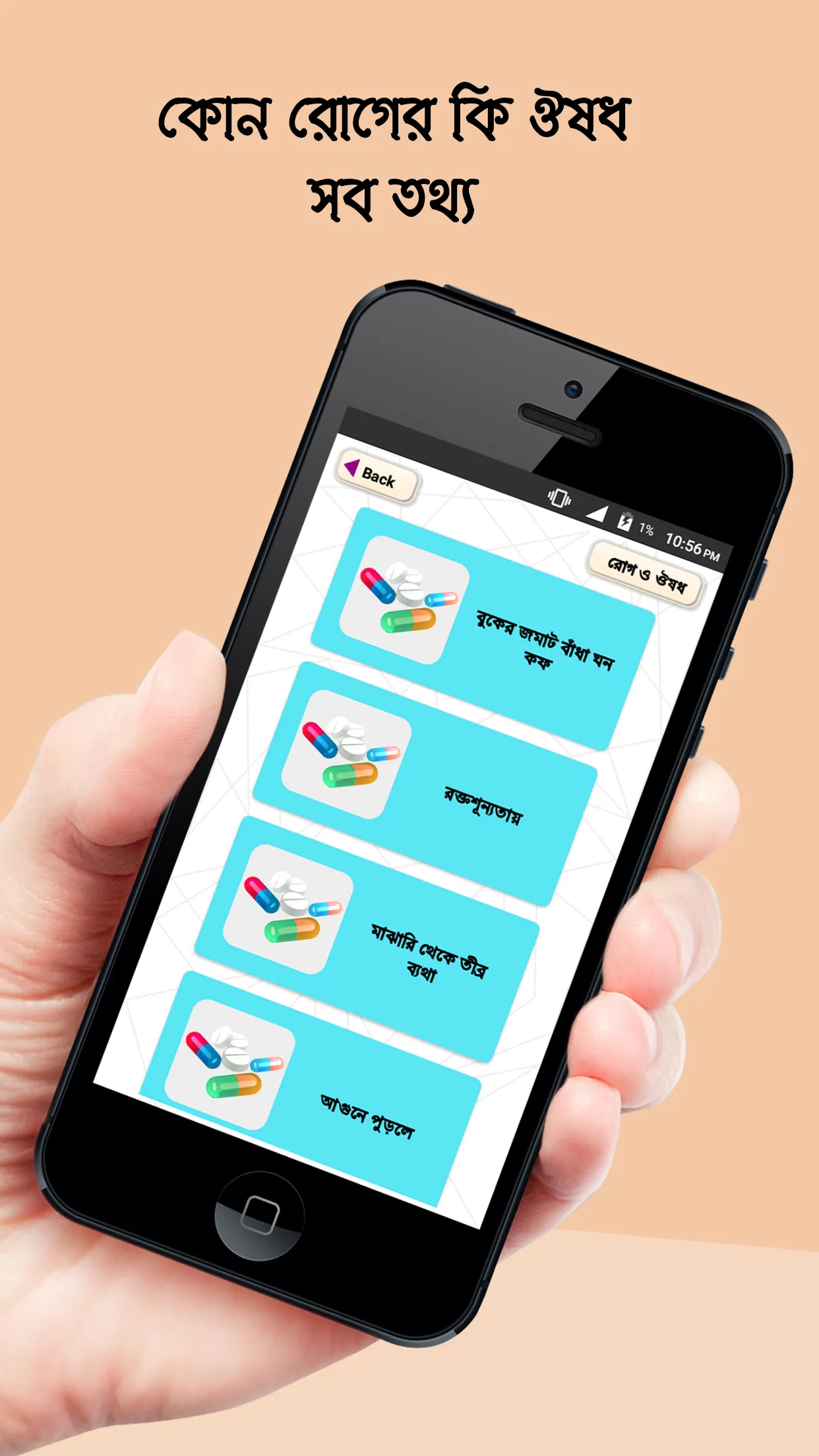 কোন রোগের কি ঔষধ রোগ ও ঔষধ | Indus Appstore | Screenshot