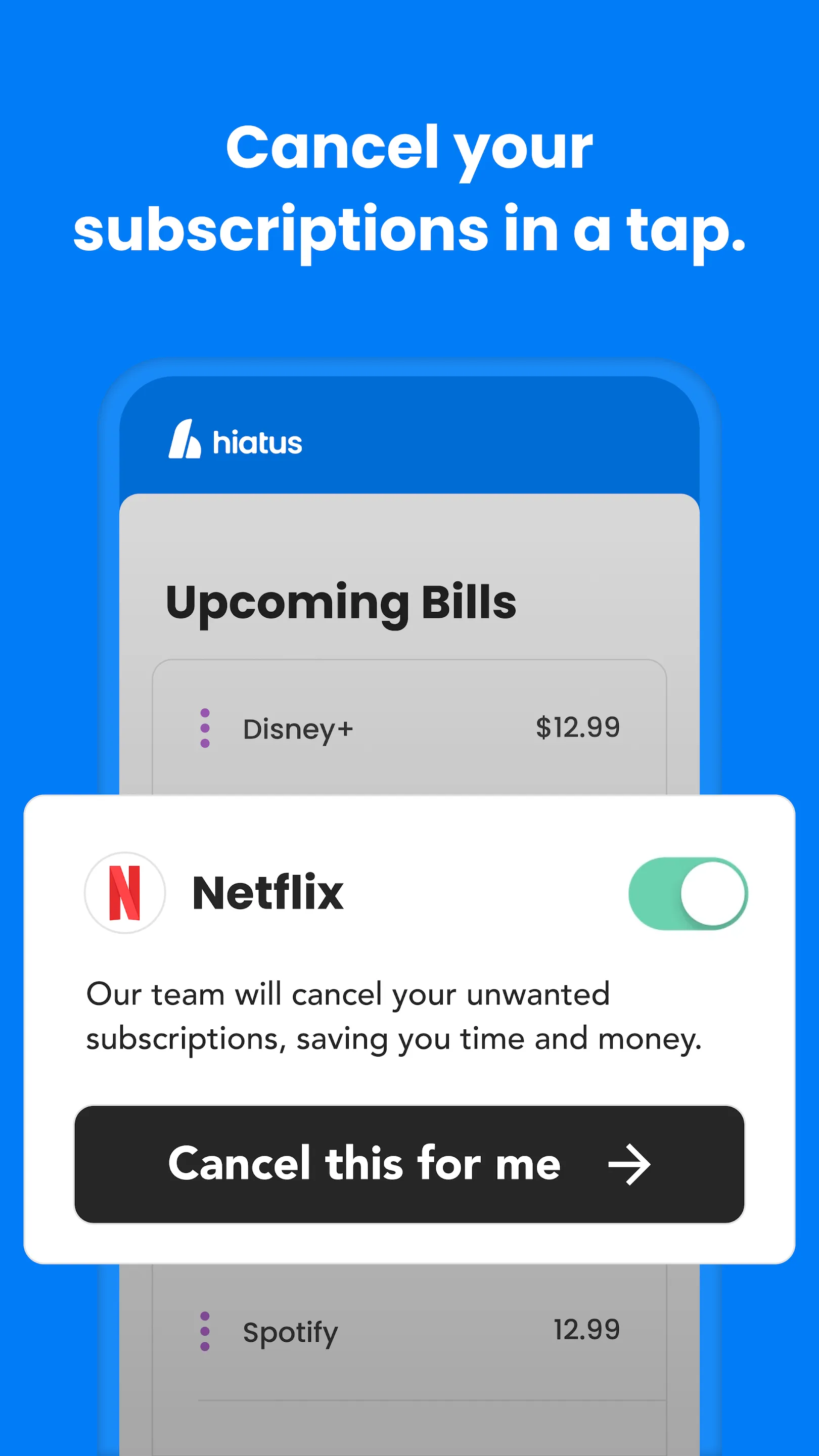 Hiatus: Bill and Money Manager | Indus Appstore | Screenshot