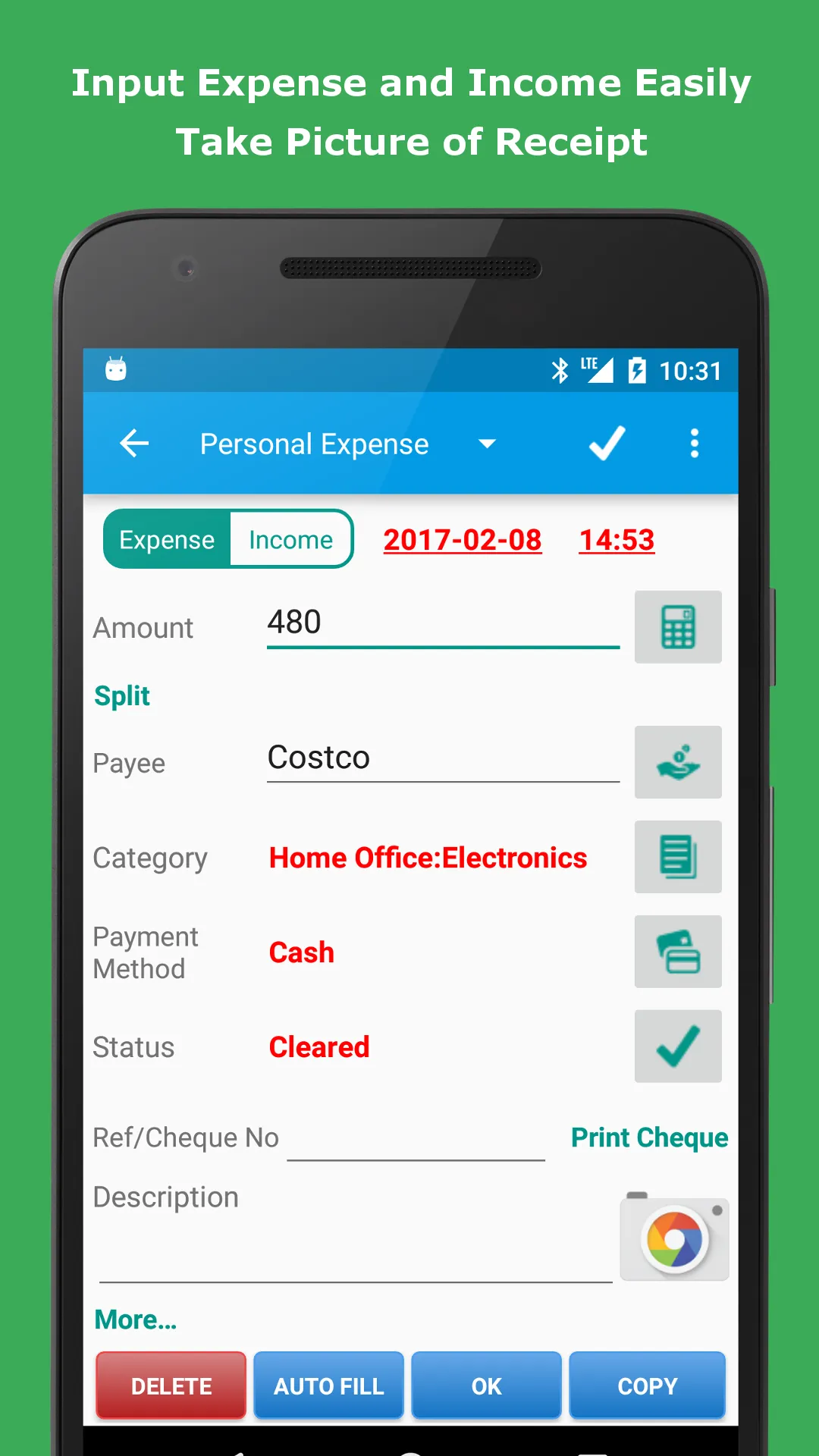 Expense Manager | Indus Appstore | Screenshot