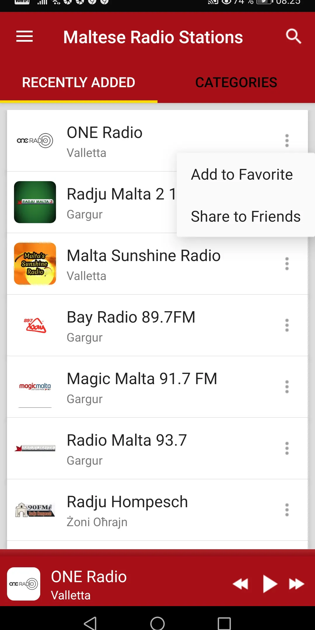 Malta Radio Stations | Indus Appstore | Screenshot