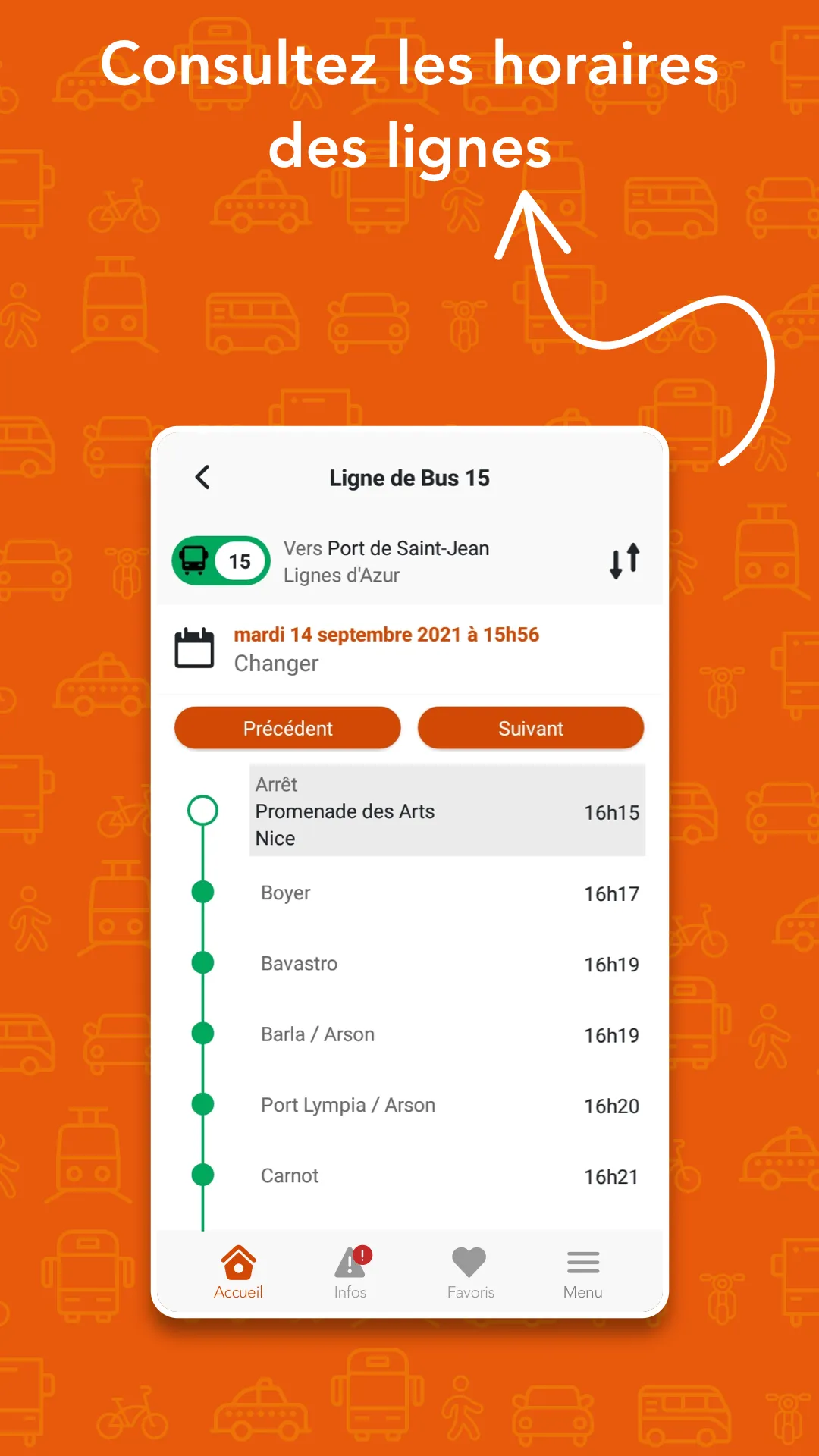 Lignes d'Azur Mobile | Indus Appstore | Screenshot